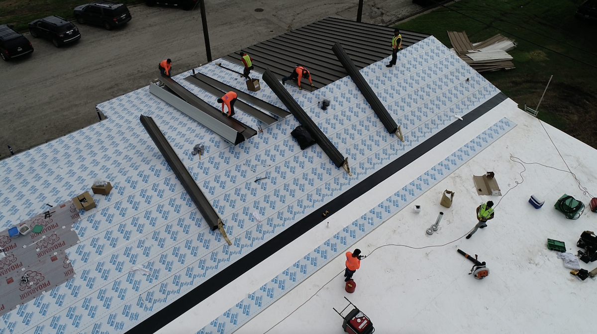 Occupied Building Re-Roofing commercial roof planning in New Orleans