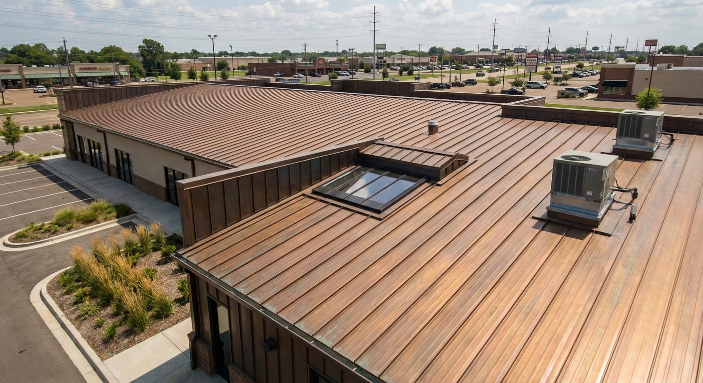 Standing Seam Metal Roofing commercial roof planning in New Orleans